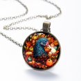 thumbnail image 6 of Thanksgiving Turkey Necklace Personalized Custom Photo Round Pendant Adjustable Stainless Steel Necklaces with Gift Box for Men Women Mothers Valentine's Jewelry Gift, 6 of 6