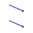 thumbnail image 2 of Pajita de vidrio Bearachild Lavable Reutilizable Azul 2Conjunto, 2 of 6