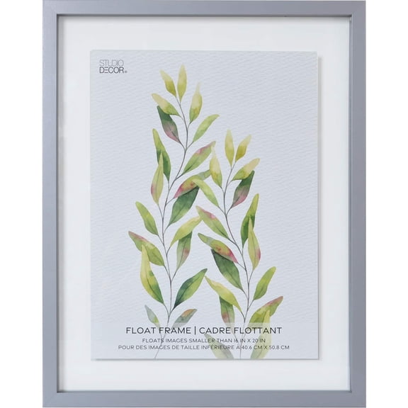 Studio Decor Gray Float Frame, 6 Pack