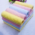 thumbnail image 4 of 10 Pcs Baby Cotton Burp Cloths Baby Wipes Soft Newborn Baby Face Towel Absorbent Muslin Washcloth for Bath Shower, 12.6 x 4.72 Inches, 4 of 6