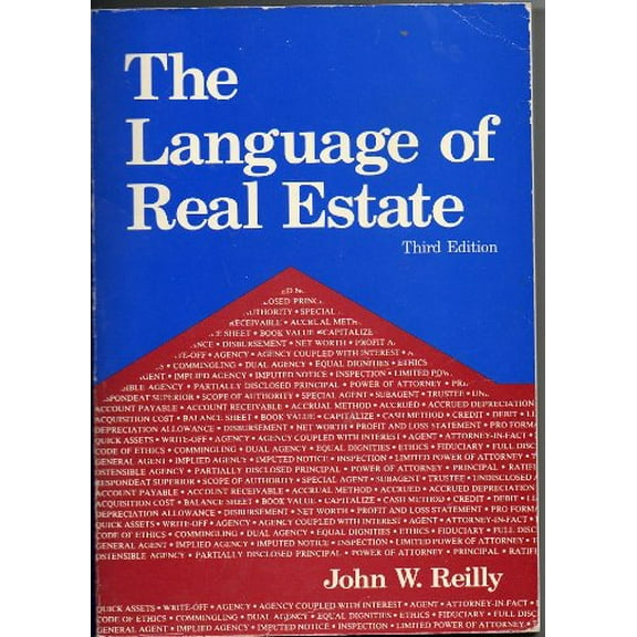 Pre-Owned The Language of Real Estate (Paperback) 0884626733 9780884626732