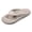 Khaki, variant on Orthopedic Cloud Pillow Slippers for Women Men Unisex Waterproof Swim Pool Arch Support Cushioned Flip Flops Beach Summer Water Sandals Indoor Outdoor Shower Slip on Slides Black Size 11
