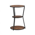 thumbnail image 2 of Linon Elton Metal and Wood Three Tier Side Table in Black, 2 of 11