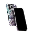 thumbnail image 5 of DesignSkinz Scratch-Resistant Hard Slim Case Compatible with iPhone 14 Pro Max (Compatible with MagSafe) - Tie-Dyed Aztec Elephant Pattern V2, 5 of 9