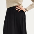 thumbnail image 3 of Women's Croft & Barrow® Elastic Waist Midi Skirt Color: Lost Lagoon Size: LARGE, 3 of 4