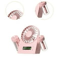 thumbnail image 6 of deevoka Portable Misting Fan Personal Small Cooling Fan Digital Display Screen with Water Tank Low Noise Table Fan for Travel Bedroom Pink, 6 of 9