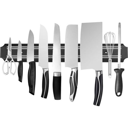 

Magnetic Knife Strip Holder for Wall Kitchen Utensil Holder Strong Powerful Magnet Knife Rack Kitchen Storage Display Organizer