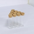 thumbnail image 5 of 25x80x21mm 40ml Test Tube Glass Bottle Cute Clear Glass Bottle with Cork for Wedding Holiday Decoration Coffee Shop Decoration 6pcs, 5 of 5