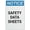 Warning Sign 5, variant on Notice Safety Data Sheets Aluminum Metal Tin Sign 8"x12" - Safety Restriction Alert Warning Plate, SDS Sign