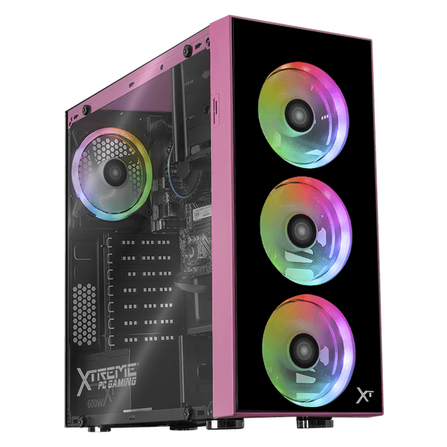Xtreme PC Gaming Computadora Intel Core I5 12400 32GB SSD 1TB WIFI Pink