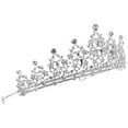 thumbnail image 3 of MasteelfCA Wedding Rhinestone Tiaras Bridal Rhinestone Crown Women Crown Girl Tiara for Party, 3 of 8