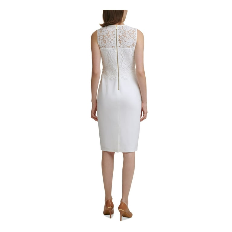Calvin klein top ivory dress