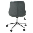 thumbnail image 6 of Safavieh Fletcher Modern Swivel Bicast Leather Office Chair, 6 of 10