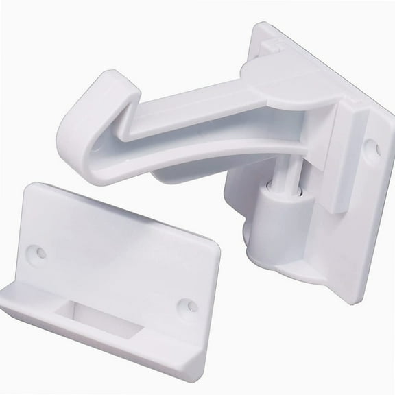 Baby Proofing Cabinet Locks (2 Pack) - Child Safety Latches for Cabinets, Drawers, Cupboards - Adhesive Easy Installation