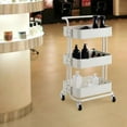 thumbnail image 3 of Organizador de tranvías, Ruedas Giratorias de 360 ​​Cart de Servicio Utilitario de Rodamiento de Alta Carga de Acero Al Carbono Para La Cocina, 3 of 7