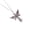 Purple, variant on Mystical Wing Crosses Necklace Cool Winged Crosses Necklace Adjustable Neck Chain Accessory for Trendsetters