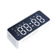 thumbnail image 3 of Mini altavoz Reloj despertador ajustable LED Sonido envolvente Audio Altavoz V5.0 compatible con Bluetooth, Blanco Inevent EL002902-02B, 3 of 7