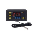 thumbnail image 3 of Yuarrent Controlador de temperatura digital LED W3230 -55 a 120 grados Medición de temperatura Datos Guardar Termostato Regulador DC12V Electrodomésticos CC12V Yuarrent HA1234-01B, 3 of 6