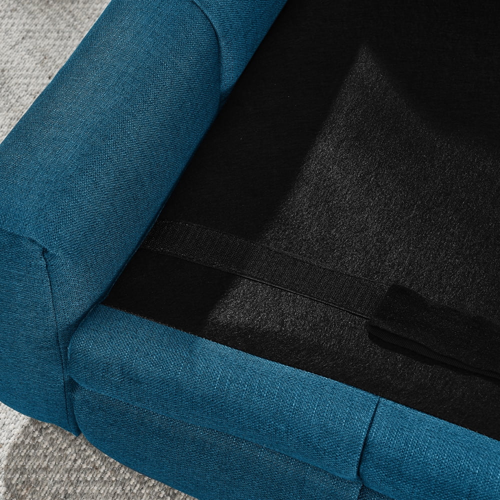Jakoola 51" Extra-Large Pet Bed Couch, Big Dog Sofa for Large and Oversized Dogs, 43.5" Seat Width, Blue