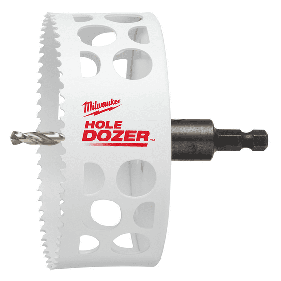 Milwaukee Tool 4-1/4" Hole Dozer Bi-Metal Hole Saw with Arbor