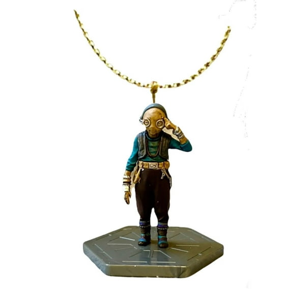 Star Wars Maz Kanata Ornament 3” Figurine Figure Charm Pirate Queen PVC Dangler New