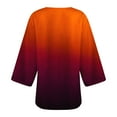 thumbnail image 5 of Meichang Summer Cardigans for Women Lightweight Chiffon Kimono Cardigans Gradient Print Open Front Loose Beach Wear Cover Up Blouse Top, 5 of 6