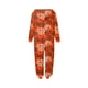 thumbnail image 4 of Family Halloween Pjs Matching Sets Halloween Print Long Sleeve Zippered One Piece Pajama Hooded Jumpsuit Winter Halloween Pjs Family Set, 4 of 4