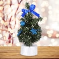 thumbnail image 3 of 15cm Decorated Mini Christmas Tree Easy to Maintain PVC No Withering Artificial Christmas Tree Table Decor, 3 of 7