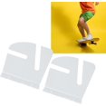 thumbnail image 3 of Yazoeia Skateboard Wall Mount, Acrylic Strong Load Bearing Longboard Snowboard Display Hanger Rack with 2 Placement Modes, Surfboard Holder for Home or Garage, Black White CJC912-42409, 3 of 7