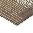 thumbnail image 3 of Addison Rugs Chantille Indoor/Outdoor Transitional Stripes Brown Machine Washable Runner Rug, 2'3" x 7'6", 3 of 8