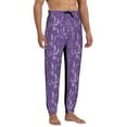 thumbnail image 4 of Kdxio Lavender Flowers Pattern Joggers,Sweatpants for Men with Pockets-3X-Large, 4 of 5