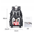 thumbnail image 3 of Soccer Player R-onaldo Multi-function School Bag, Travel Laptop Bag With USB Charging Port, Student School Bag-Jinjin, 3 of 3