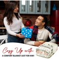 thumbnail image 7 of 50x60in Anniversary Wedding Gifts for Women - I Love You More Soft Fleece Throw Blanket - Birthday Gifts for Girlfriend Boyfriend Him Her, Wife Husband Gift Ideas, Couple Blanket, 7 of 7