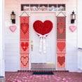 thumbnail image 4 of Uuiauoio Valentine's Day Door Banner Decoration Valentine Hanging Front Porch Love Heart Banner Romantic for the Home Wall School Office Indoor Outdoor Party Supplies Decor, 4 of 6