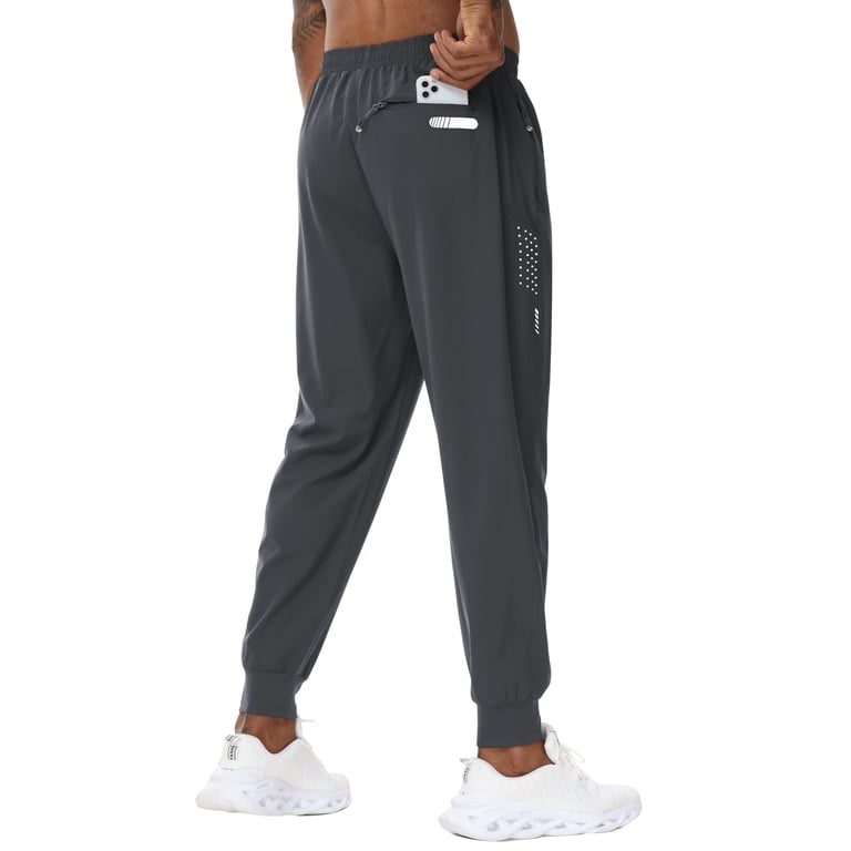 Weilanxin Men's Athletic Joggers with Zipper Pockets photo 5