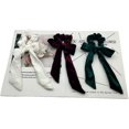 thumbnail image 5 of Bowknot Hair Scrunchies Velvet Hair Scrunchy Elastic Hair Bow Hair Bands Ponytail Holder Hair Ties Ropes Accessories For Girls Women (6 Pack), 5 of 5