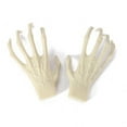 thumbnail image 2 of Nrmvnmi 1 Pairs Halloween Skeleton Hands Plastic Hand Skeleton Model for Halloween Decoration Terror Scary Props(As Shown), 2 of 4