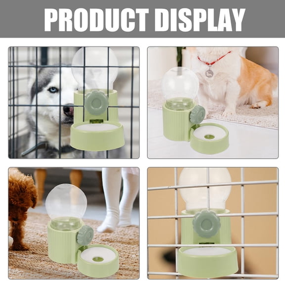 COOPHYA 2Pcs Hanging Pet Water Feeder Automatic Dispenser for Cats Dogs Hamsters and Small Pets