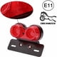 thumbnail image 3 of Luz trasera de freno universal Ormromra para motocicleta 40 LED Doble luz de freno Indicadores de señal de giro Soporte para matrícula, 3 of 5