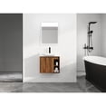 thumbnail image 2 of 24'' Wall-Mounted Modern Bathroom Vanity with White Ceramic Sink Resistant to Water for Everlasting Performance, 2 of 6