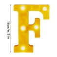thumbnail image 3 of Hxlamzoo Light Up Letters A, LED Marquee Letters Lights Sign 26 Alphabet Big Light Letter for Party Birthday Bar Battery Powered Christmas Decor Letter Lights, 3 of 7