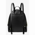 thumbnail image 3 of Michael Kors Women's Rhea Medium Pebbled Leather Backpack (Black) 35S5GRAB2L-001, 3 of 6