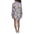 thumbnail image 2 of BCBG womens  Fit And Flare Dress, 12, Purple, 2 of 3