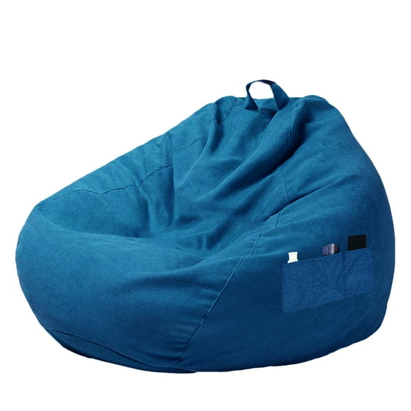 Sofa Chair Soft Comfortable Chair Sofa Breathable Lazy Sofa Bed Large Fluffy Lazy Sofa Decorative Tear-Resistance Sofa Chair for Living Room Bedroom Office(No Filler)