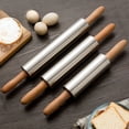 thumbnail image 1 of Lubelski Rolling Pin Easy to Clean Labor-saving Portable Pizza Dough Roller Pastry Baking Tool Kitchen Gadget, 1 of 8