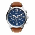 thumbnail image 1 of Reloj Flynn Cronógrafo de Cuero Marrón, 1 of 1