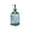 Blue-970, variant on Vertical Stripe Glass Soap Dispenser, Press Type Liquid Bottle, Refillable Pump for Shower Gel or Shampoo, 350ml Capacity, Blue,Vsgery
