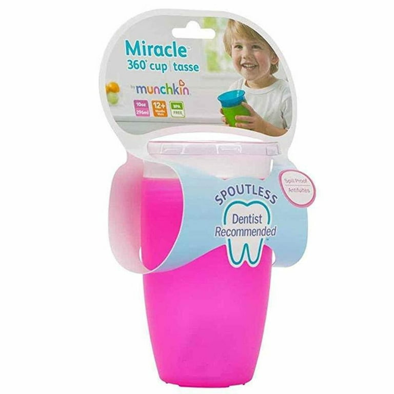 Munchkin Miracle 360 Spoutless Sippy Cup, Assorted - 10 oz