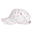 thumbnail image 2 of Lsque Breast Awareness (4) Baseball Cap Trucker Low Profile Hat Golf Dad Hat Adjustable Original Classic Unconstructed Plain Cap Men Women, 2 of 9