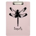 thumbnail image 2 of FMSHPON Dragonfly Pink Clipboard Hardboard Wood Nursing Clip Board and Pull for Standard A4 Letter 13x9 inches, 2 of 7